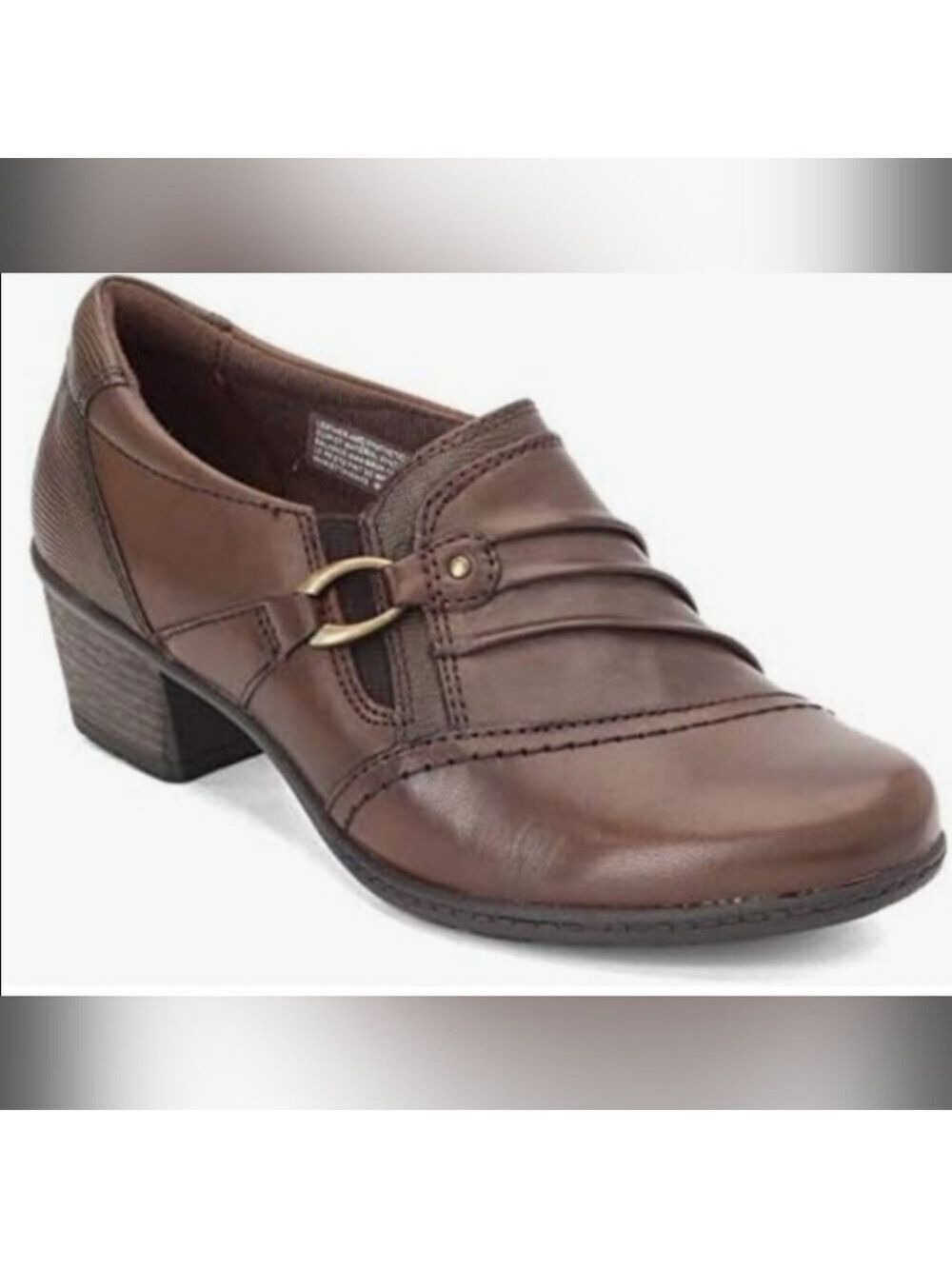 New! No Box-Earth Origins New Women's Marietta Mavis Slip On Bark (Brown) sz 6M